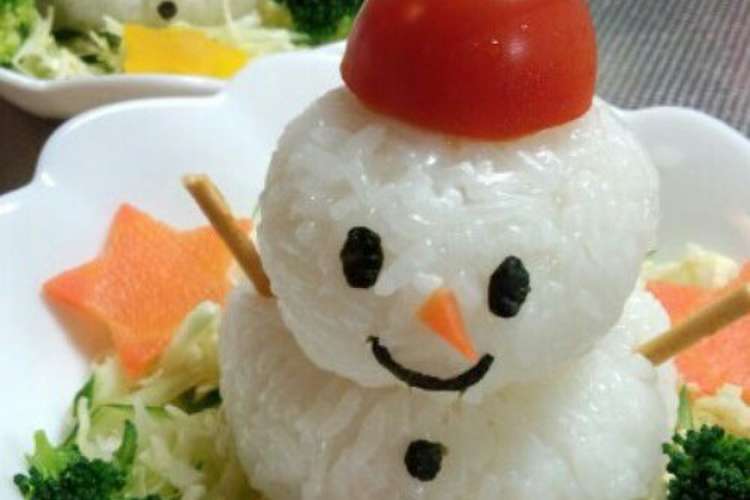簡単 クリスマスに 雪だるま キャラご飯 レシピ 作り方 By Exilewoman クックパッド 簡単おいしいみんなのレシピが350万品