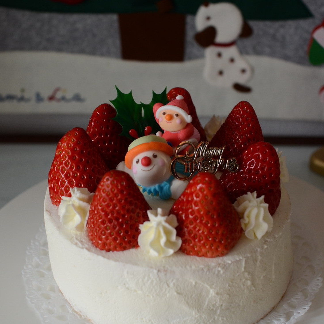 クリスマスケーキ（ふんわりしっとり♡）