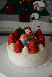 クリスマスケーキ（ふんわりしっとり♡）