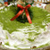抹茶のクリスマスシフォンケーキ