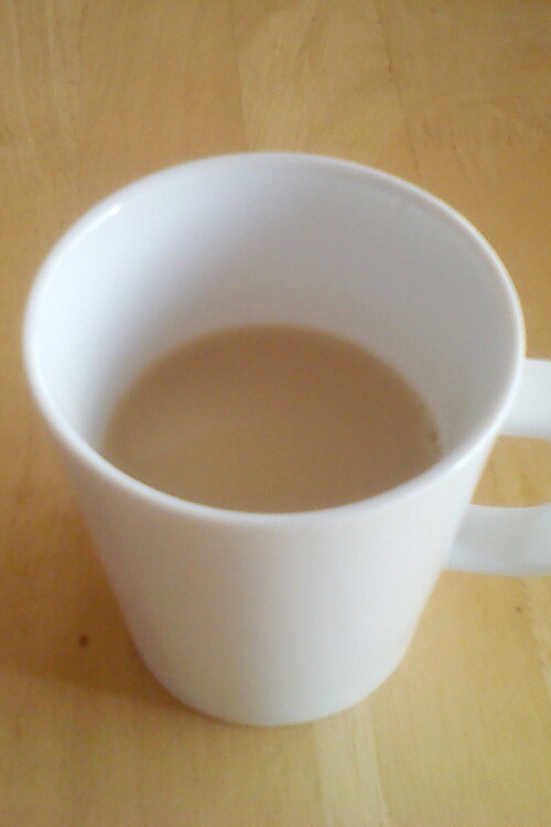ごぼう茶のミルクティーの画像