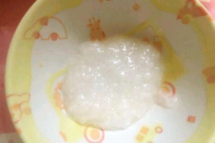 離乳食初期 簡単とろとろおかゆ レシピ 作り方 By ぽやぁ クックパッド 簡単おいしいみんなのレシピが366万品