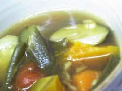 夏野菜カレースープの写真