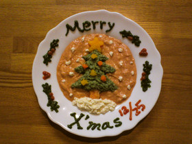 ☆★離乳食でクリスマスプレート☆★