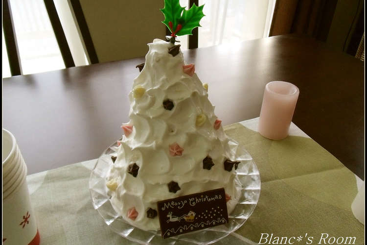 ツリー型クリスマスケーキ レシピ 作り方 By Pinaka クックパッド