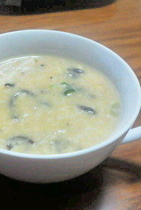 コーン卵の中華スープ