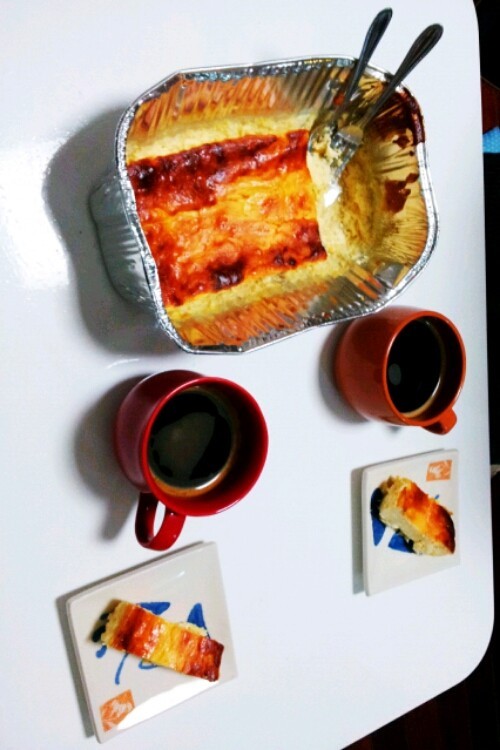 家庭の味で沖縄風本格チーズケーキの画像