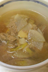 牛肉と豆腐の韓国風スープ