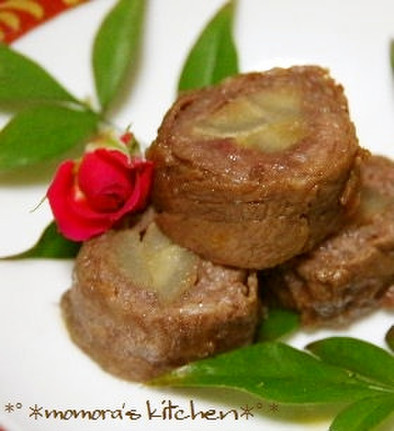 お弁当やおつまみに♬牛肉とゴボウの八幡巻の写真