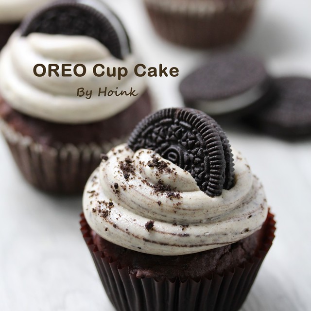 Oreoマークカップケーキ レシピ 作り方 By Hoink クックパッド 簡単おいしいみんなのレシピが354万品