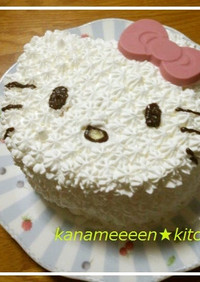 キティのレアチーズケーキ♥