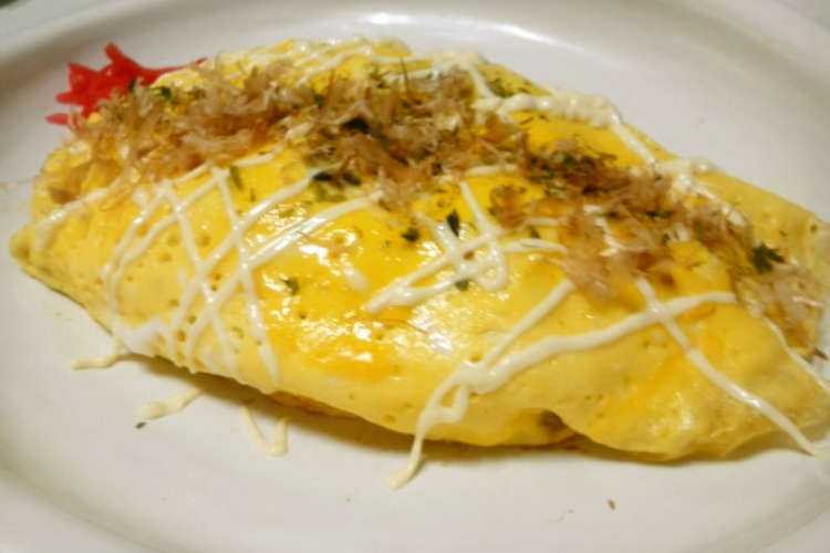 残り野菜炒め リメイク オムそば飯 レシピ 作り方 By Joypon クックパッド