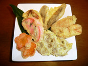 簡単おいしい煮しめ(煮物)の天ぷら~♪の写真