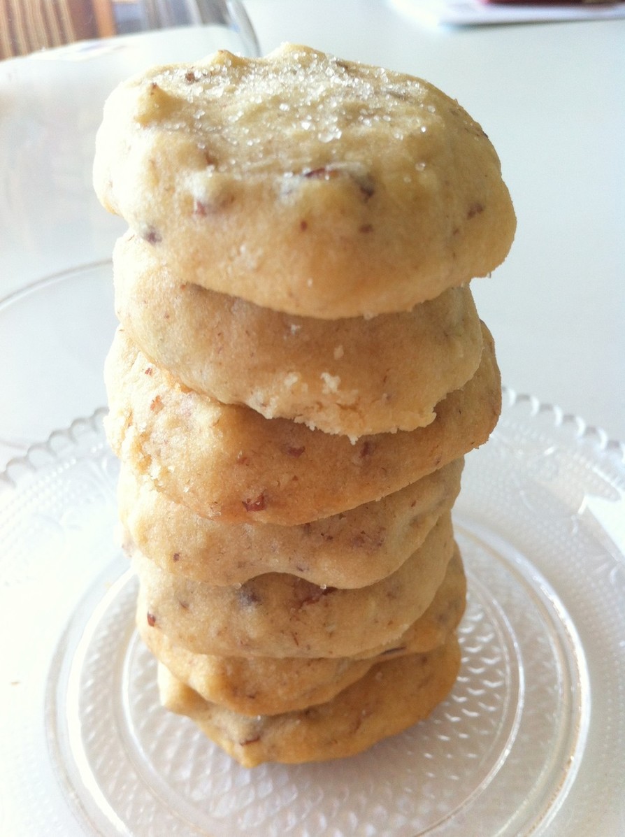 ピーカンナッツショートブレッドクッキーのレシピ