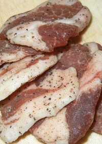 焼肉用豚バラ肉で自家製パンチェッタ