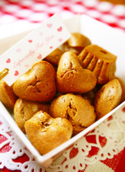 バレンタイン♥ひとくちチョコチーズケーキの写真