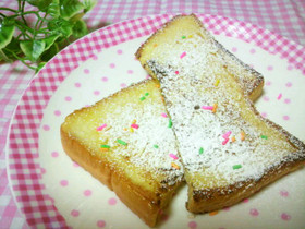 市販のプリンで♪プリンフレンチトースト