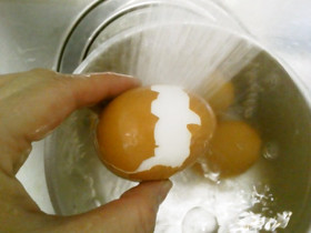固ゆで卵の作り方とツルンと殻を剥くコツ