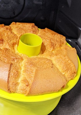 シリコン型で作るシフォンケーキ