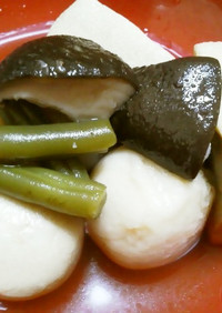 料理人の家の煮物(冷凍里芋他)～関西風