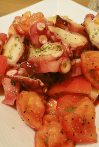 トマトとタコのイタリアンマリネ