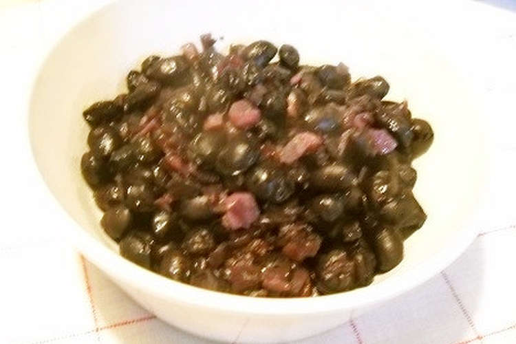 甘くない黒豆の煮物 レシピ 作り方 By おじょまん クックパッド