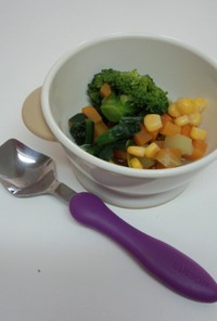 圧力鍋で纏めて離乳食＆幼児食☆野菜スープ