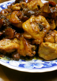 台湾家庭料理★鶏肉の梅肉煮★