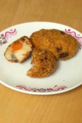 筑前煮リメイク☆手作りコロッケ