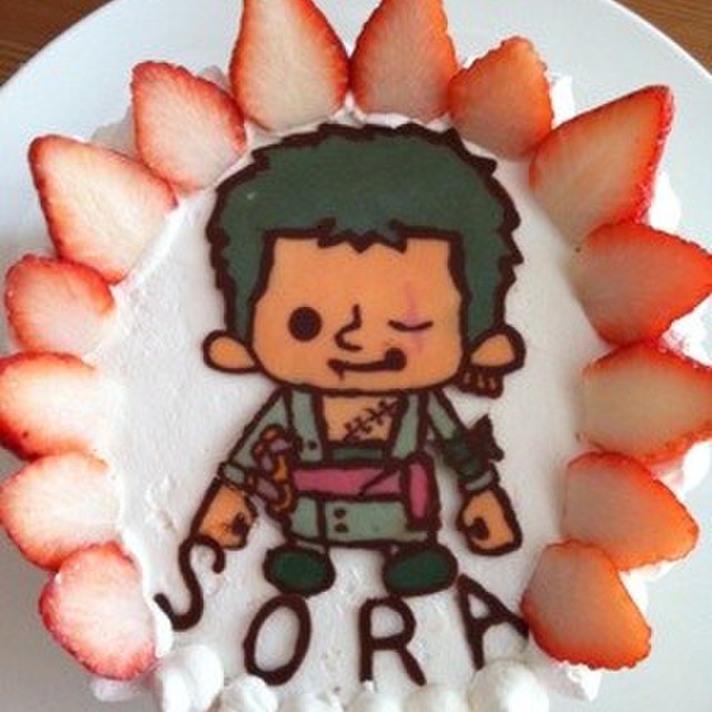 ワンピース ゾロ 誕生日ケーキ レシピ 作り方 By そらーゆまま クックパッド