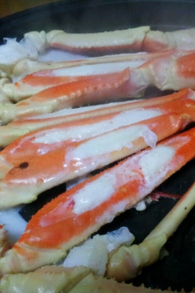 焼き蟹…冷凍生蟹の一番美味しい食べ方の写真