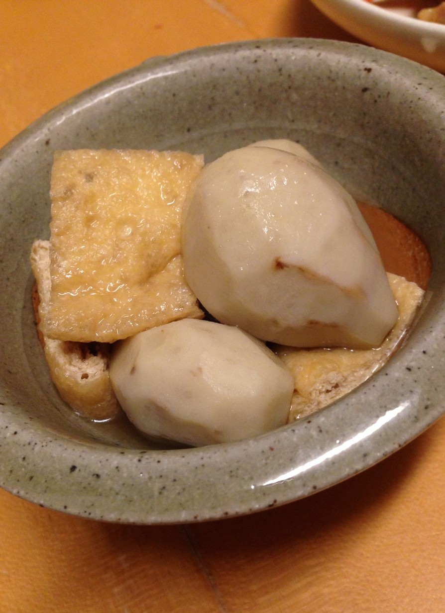 海老芋とお揚げの含め煮の画像