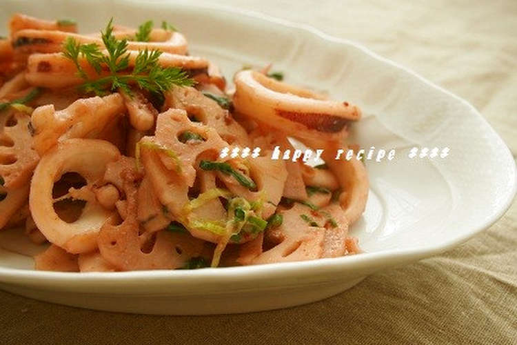 イカとレンコンの白味噌チーズ炒め レシピ 作り方 By 河埜玲子 クックパッド 簡単おいしいみんなのレシピが378万品