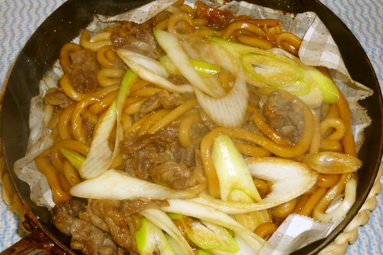 パパのすき焼きうどん レシピ 作り方 By パパの晩飯 クックパッド 簡単おいしいみんなのレシピが357万品