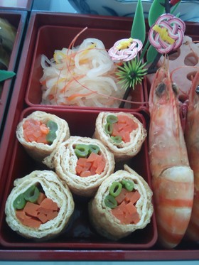 冷凍OK♪お弁当おせちに♪くるくる信田煮