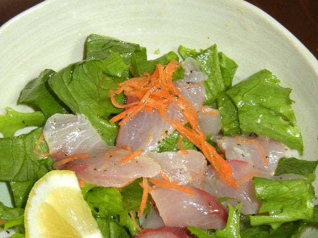 ツバス ワカシ のカルパッチョ レシピ 作り方 By まま蔵 クックパッド