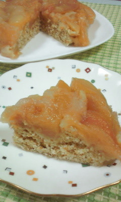 簡単！炊飯器で♪タルトタタン風林檎ケーキの写真