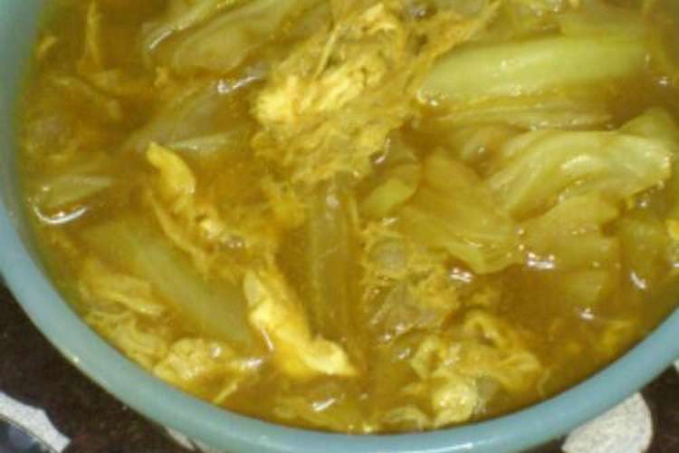 キャベツたっぷり カレー卵スープ レシピ 作り方 By 食いしん坊のすーみん クックパッド