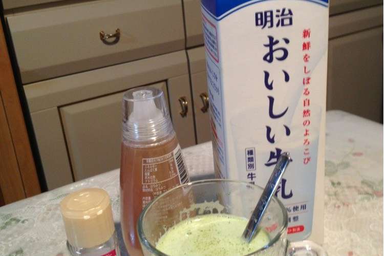 抹茶ハニーホットミルク レシピ 作り方 By そらいろのたね クックパッド