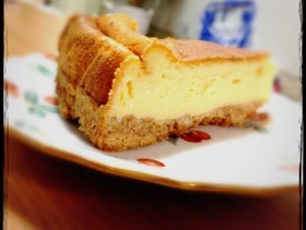 我が家のスタンダードチーズケーキ