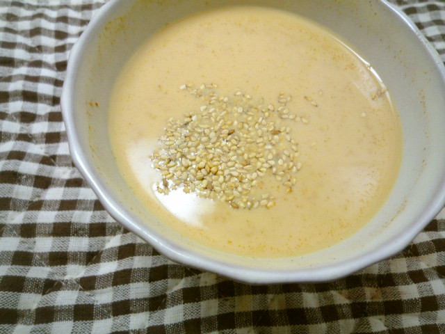 あったか味噌風味のミルクスープの画像