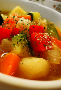 ＊ダイエットに＊野菜いっぱいカレースープ