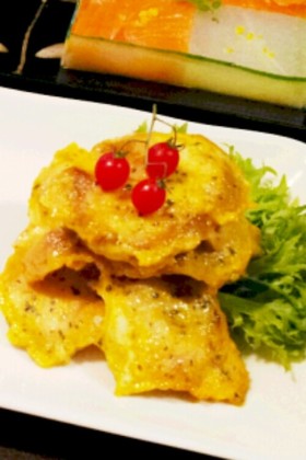 鶏ハムアレンジ♪チーズピカタ♪