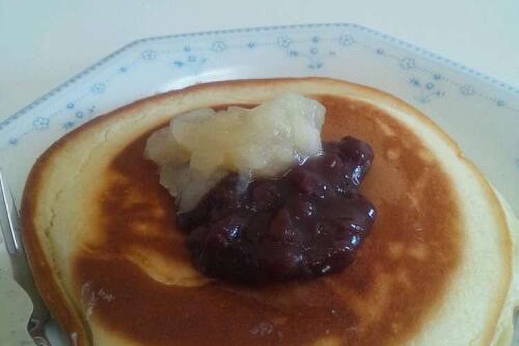ホットケーキにあんことジャム レシピ 作り方 By クックパッド 簡単おいしいみんなのレシピが359万品