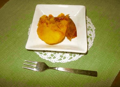 オーブンで45分で完成！まるごと焼き林檎の写真