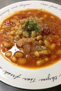 【糖質制限】大豆メインのトマトスープ