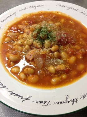 【糖質制限】大豆メインのトマトスープ