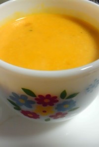シリコンスチーマーで簡単かぼちゃスープ
