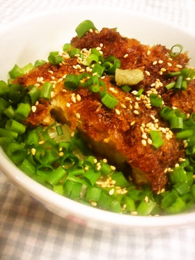 ドライブイン風~ねぎかつ丼(ó㉨ò♥)