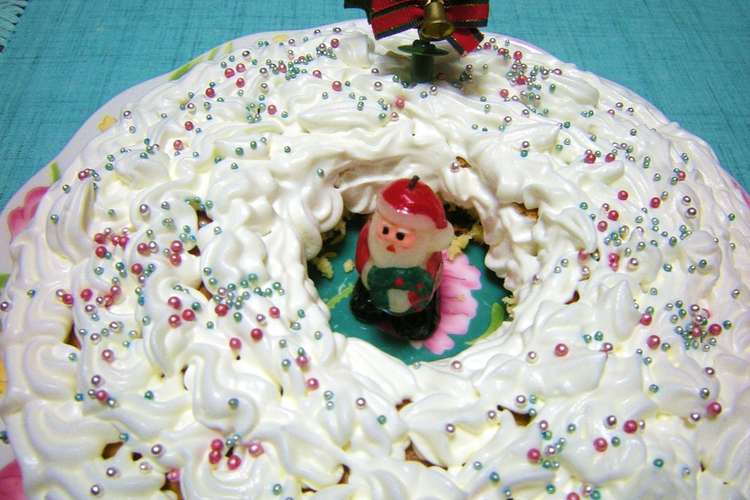 子どもと一緒に作ろう 簡単リースケーキ レシピ 作り方 By ぐびぐびぷは クックパッド